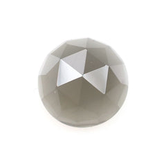 GREY MOONSTONE ROSE CUT ROUND CAB (MEDIUM) 8.00X8.00 MM 1.71 Cts.