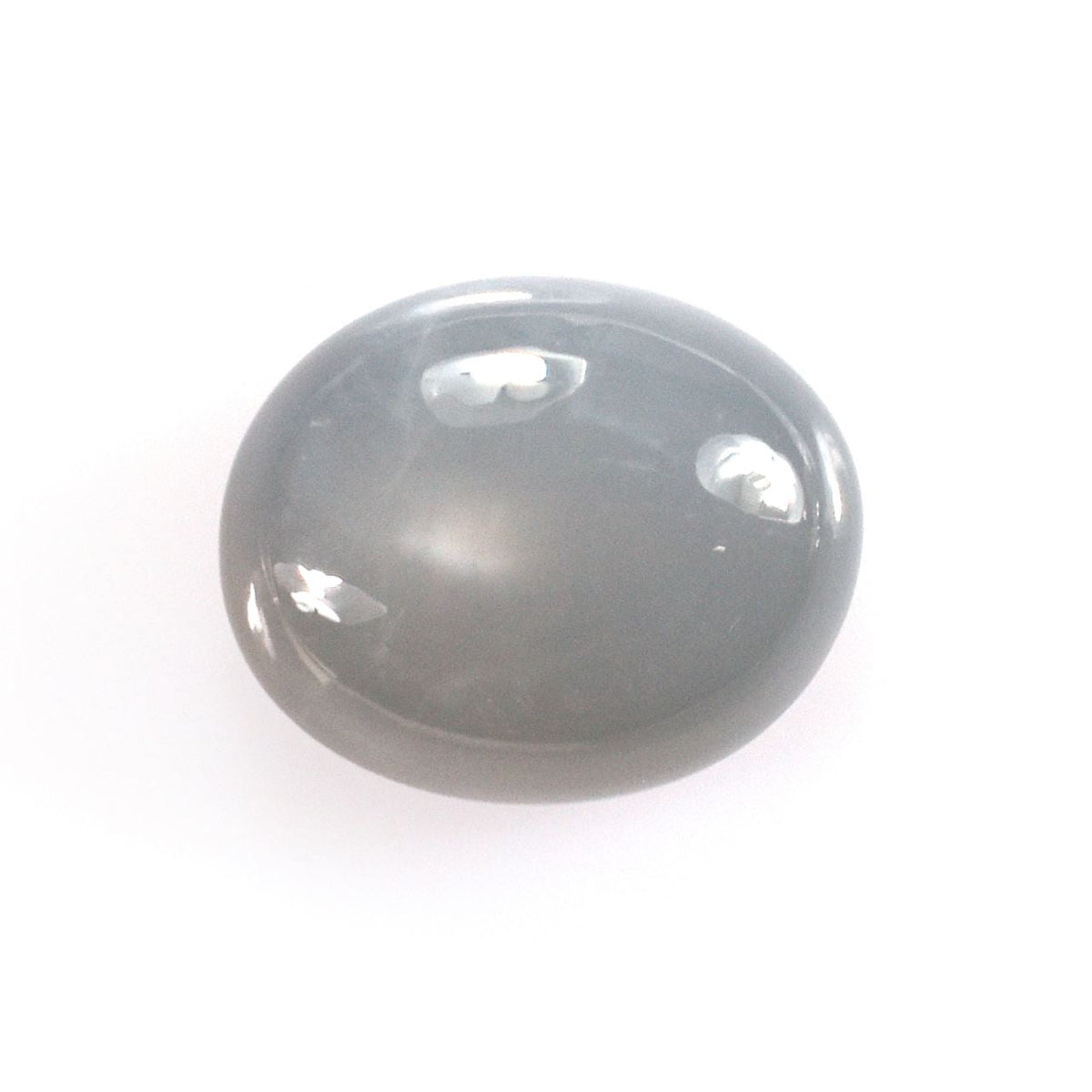 GREY MOONSTONE OVAL CAB (LITE/CLEAN) 12.00X10.00 MM 4.83 Cts.