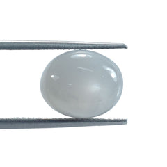 GREY MOONSTONE OVAL CAB (LITE/CLEAN) 12.00X10.00 MM 4.83 Cts.