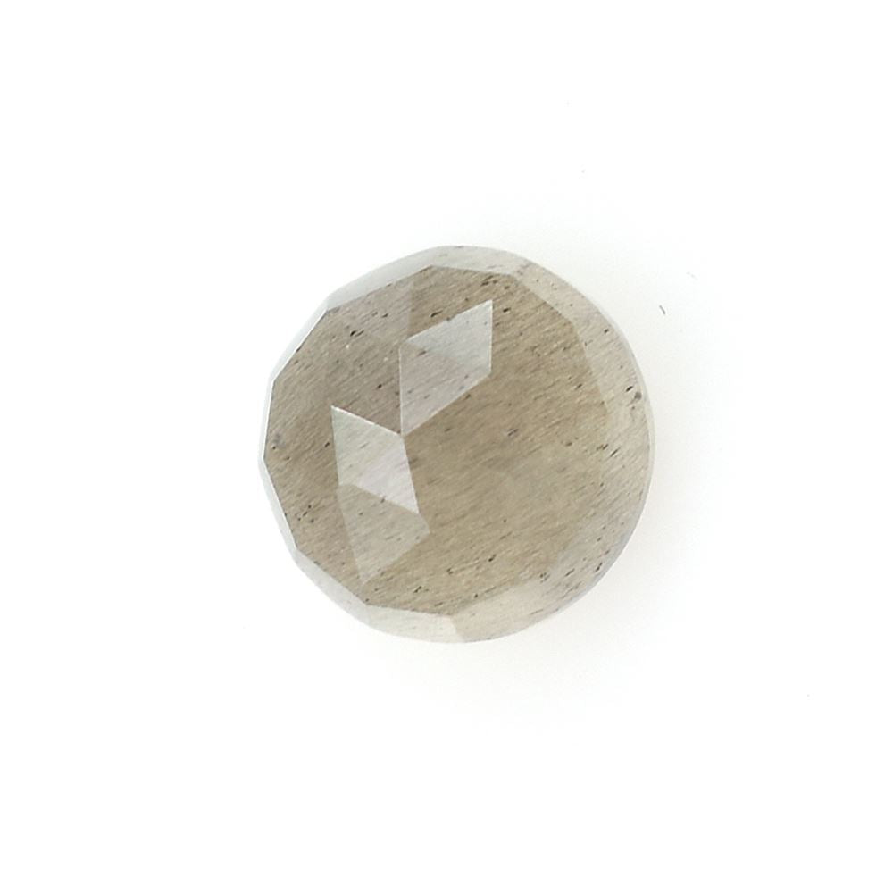 GREY MOONSTONE ROSE CUT ROUND CAB (MEDIUM/SI) 6.00X6.00 MM 0.74 Cts.