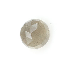 GREY MOONSTONE ROSE CUT ROUND CAB (MEDIUM/SI) 6.00X6.00 MM 0.74 Cts.