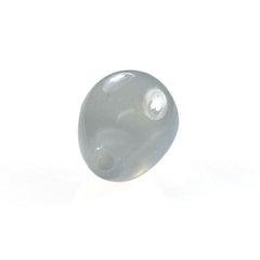GREY MOONSTONE PLAIN DROP (H/D_0.90)3.MM.DEEP_RD)(SILVER GREY LIGHT)(OPAQUE) 9.00X6.00 MM 2.20 Cts.