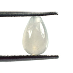 GREY MOONSTONE PLAIN DROP (H/D_0.90)3.MM.DEEP_RD)(SILVER GREY LIGHT)(OPAQUE) 9.00X6.00 MM 2.20 Cts.