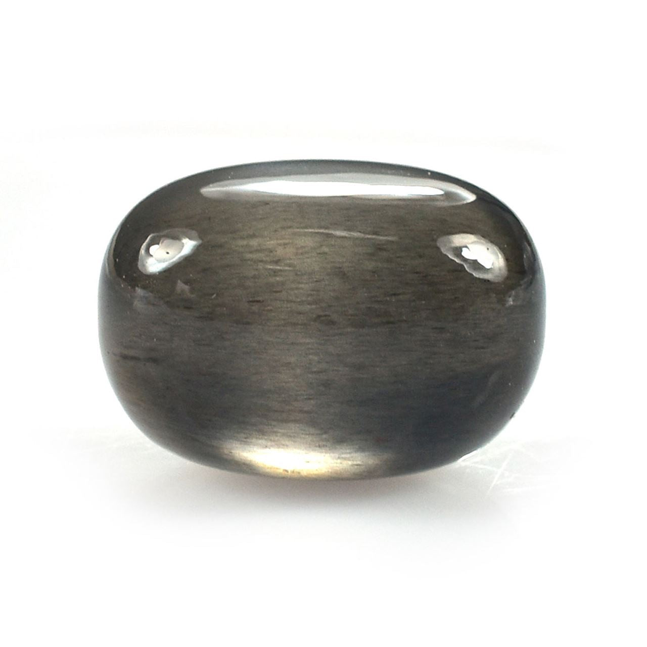 GREY MOONSTONE SMOOTH OVAL PEBBLE (MEDIUM)(CLEAN) 15.00X12.00 MM 14.00 Cts.