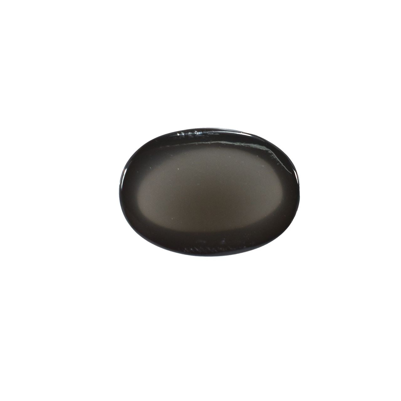 GREY MOONSTONE PLAIN OVAL CAB (DARK)(OPAQUE)(CLEAN) 14.00X10.00 MM 5.85 Cts.