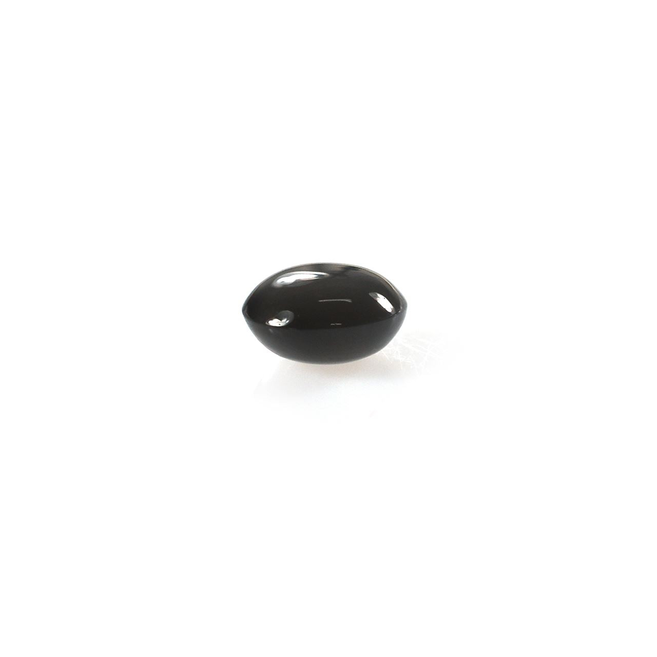 GREY MOONSTONE PLAIN LENTIL ROUND (VERY DARK)(CLEAN) 6.00X6.00 MM 0.83 Cts.