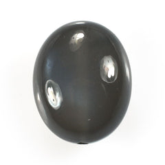 GREY MOONSTONE SMOOTH OVAL PEBBLE(F/D_1.00) (DARK)(CLEAN) 15.00X12.00 MM 11.30 Cts.