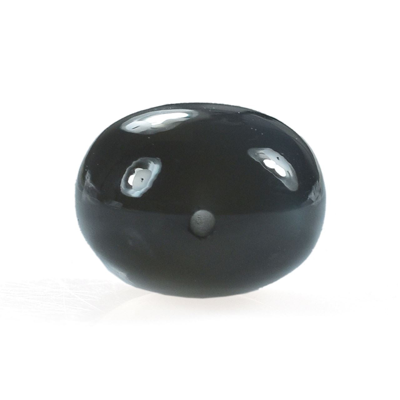 GREY MOONSTONE SMOOTH OVAL PEBBLE(F/D_1.00) (DARK)(CLEAN) 15.00X12.00 MM 11.30 Cts.