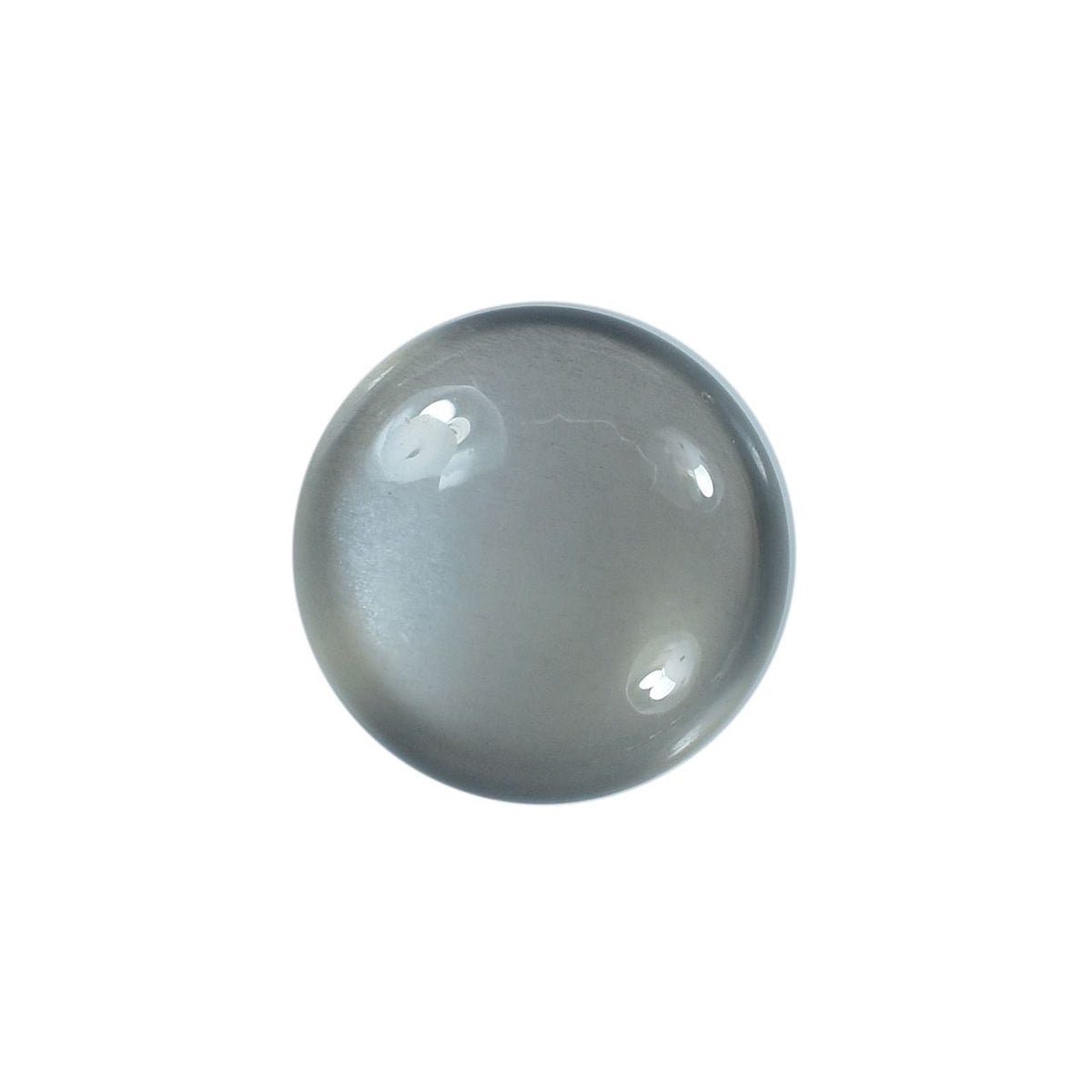 GREY MOONSTONE CURVED ROUND CAB (TRANSPARENT)(LIGHT)(CLEAN) 8.00X8.00 MM 1.95 Cts.