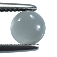 GREY MOONSTONE PLAIN ROUND CAB (DARK) 7.00X7.00 MM 1.38 Cts.
