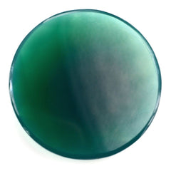 GREEN ONYX ROSE CUT ROUND CAB 30MM 40.58 Cts.