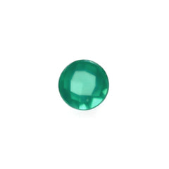 GREEN ONYX CHECKER ROUND CAB 2.50MM 0.07 Cts.
