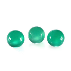 GREEN ONYX PLAIN BALLS 4MM 0.40 Cts.