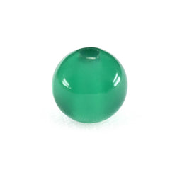 GREEN ONYX PLAIN ROUND BALLS (FULL DRILL 1.50MM) 6MM 1.48 Cts.