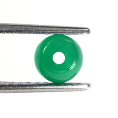 GREEN ONYX PLAIN ROUND BALLS (FULL DRILL 1.50MM) 6MM 1.48 Cts.