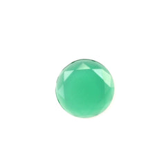 GREEN ONYX TABLE CUT ROUND CAB 5.50MM 0.37 Cts.