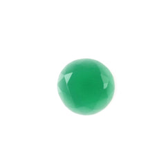 GREEN ONYX TABLE CUT ROUND CAB 5MM 0.28 Cts.