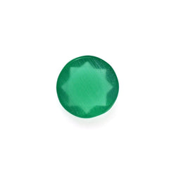 GREEN ONYX TABLE CUT ROUND CAB 4.25MM 0.15 Cts.