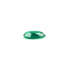 GREEN ONYX TABLE CUT ROUND CAB 4MM 0.16 Cts.