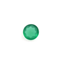GREEN ONYX TABLE CUT ROUND CAB 2.50MM 0.06 Cts.
