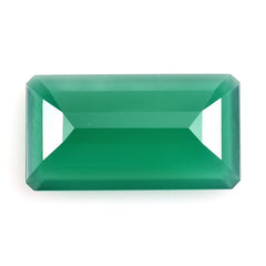 GREEN ONYX STEP CUT OCTAGON 22X12MM 11.51 Cts.