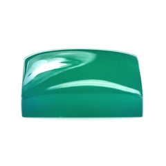 GREEN ONYX SQUARE CAB 15X15MM 12.35 Cts.