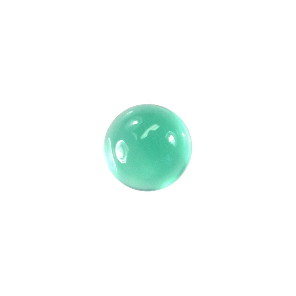 GREEN ONYX PLAIN ROUND CAB 4X4MM 0.28 Cts.