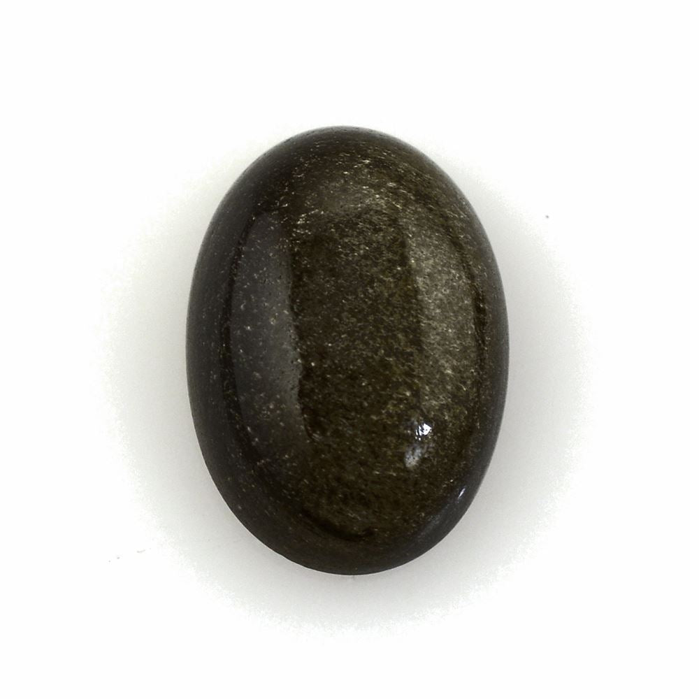 GOLDEN OBSIDIAN OVAL CAB 14X10MM 5.04 Cts.
