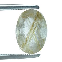GOLDEN RUTILE QUARTZ CUT OVAL 14X10MM 5.56 Cts.