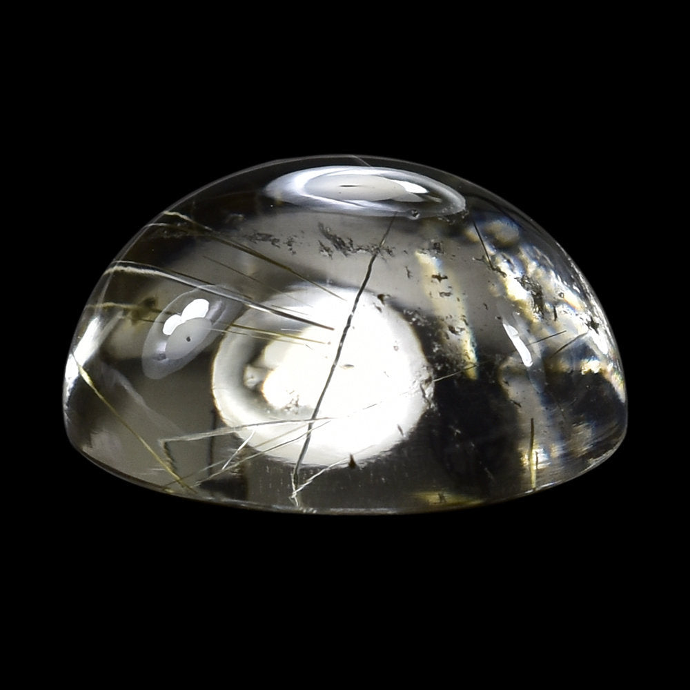 GOLDEN RUTILE QUARTZ ROUND CAB 16MM 15.15 Cts.