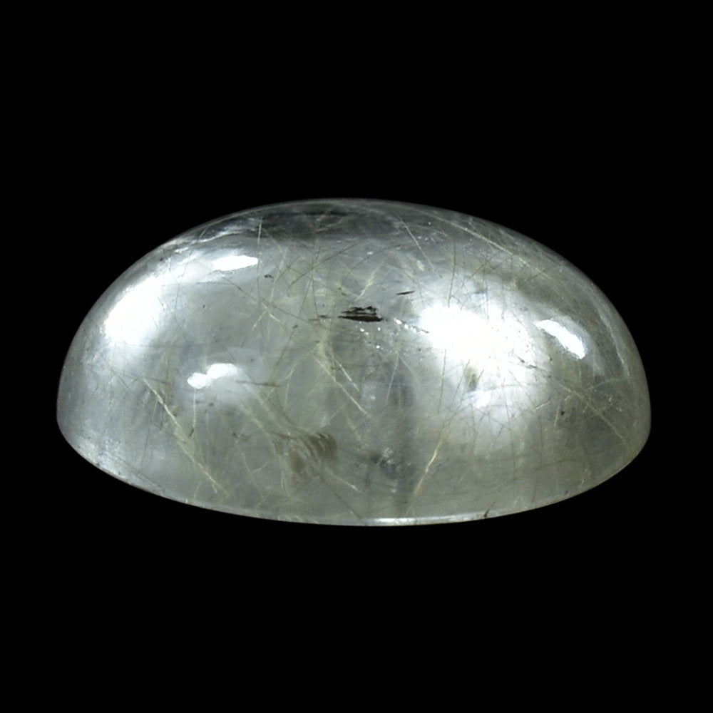 GOLDEN RUTILE QUARTZ ROUND CAB 15MM 9.80 Cts.