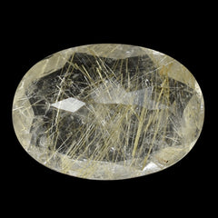 GOLDEN RUTILE QUARTZ CUT OVAL 14X10MM 5.14 Cts.