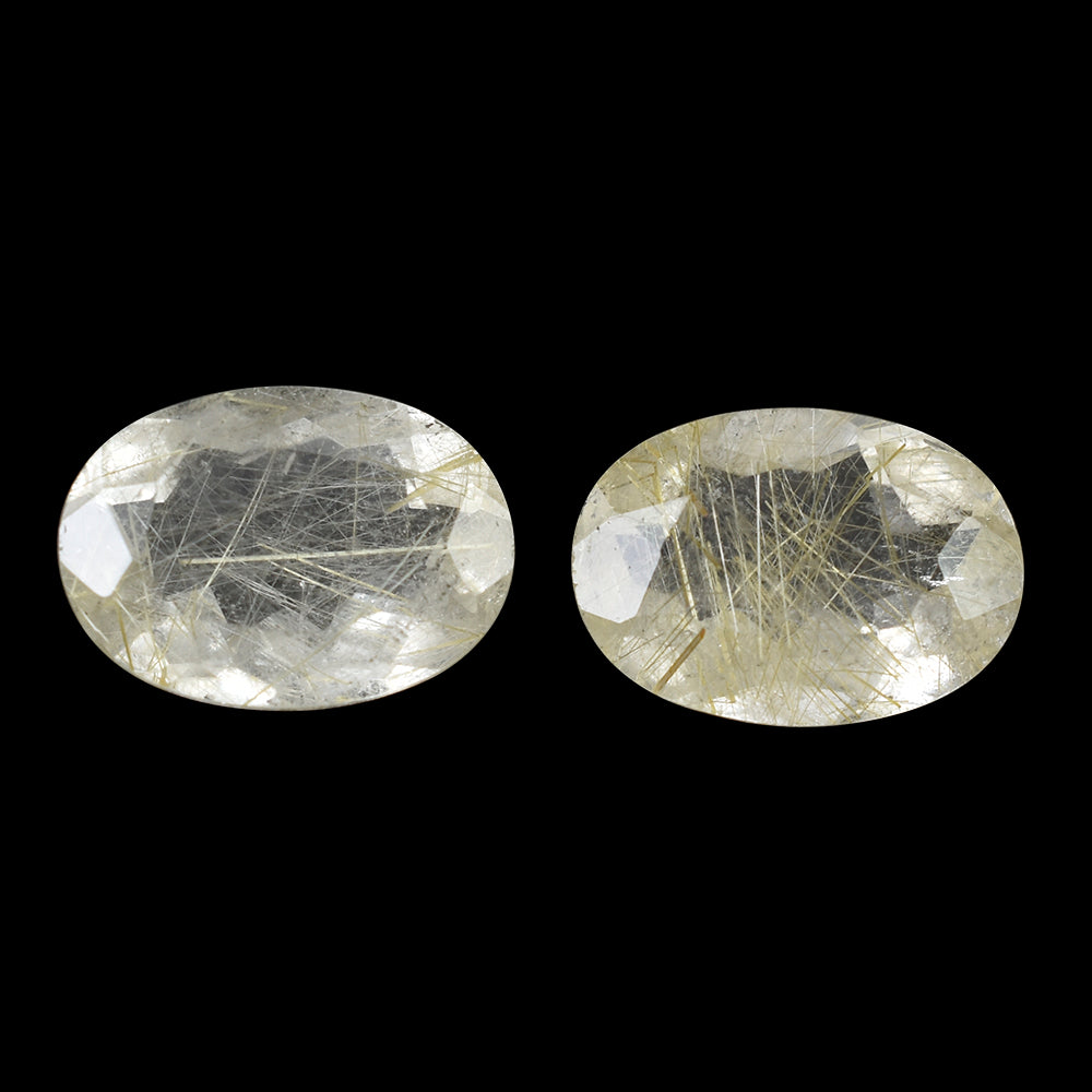GOLDEN RUTILE QUARTZ CUT OVAL 14X10MM 5.14 Cts.