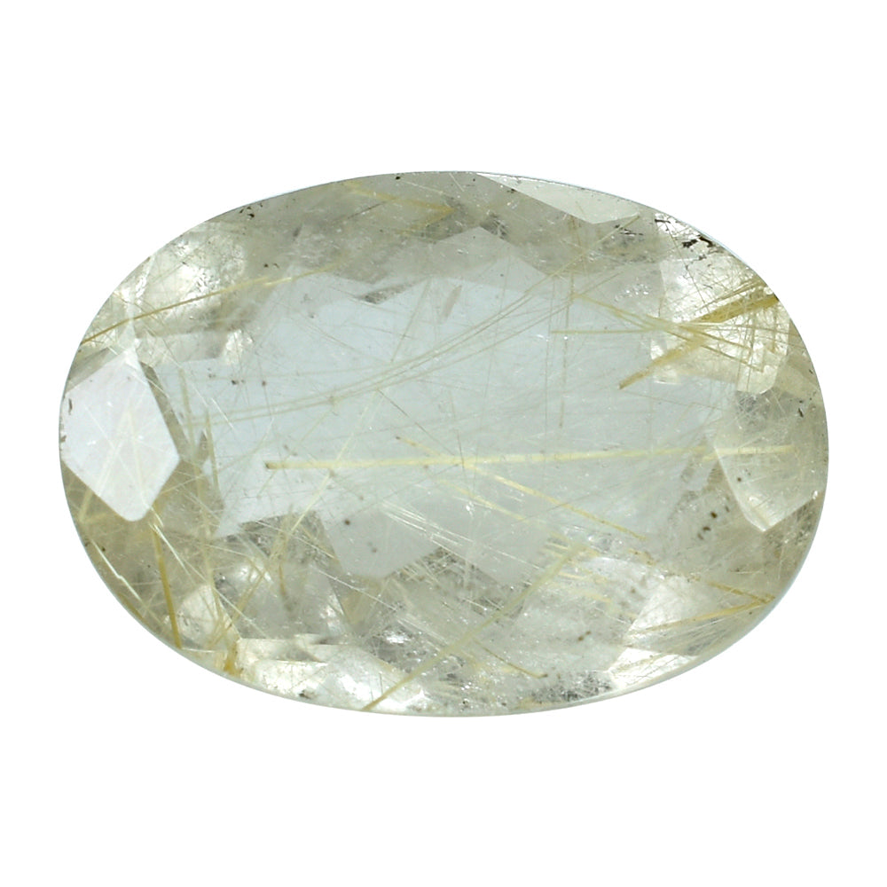 GOLDEN RUTILE QUARTZ CUT OVAL 14X10MM 5.14 Cts.
