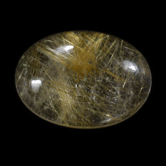 GOLDEN RUTILE QUARTZ OVAL CAB 14X10MM 5.04 Cts.