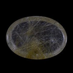 GOLDEN RUTILE QUARTZ OVAL CAB 14X10MM 5.04 Cts.