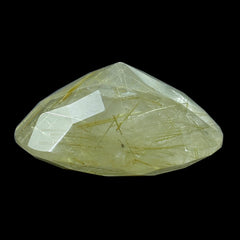 GOLDEN RUTILE QUARTZ CUT ROUND 15MM 8.98 Cts.