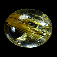 GOLDEN RUTILE QUARTZ OVAL CAB (SUPER) 10X8MM 2.61 Cts.