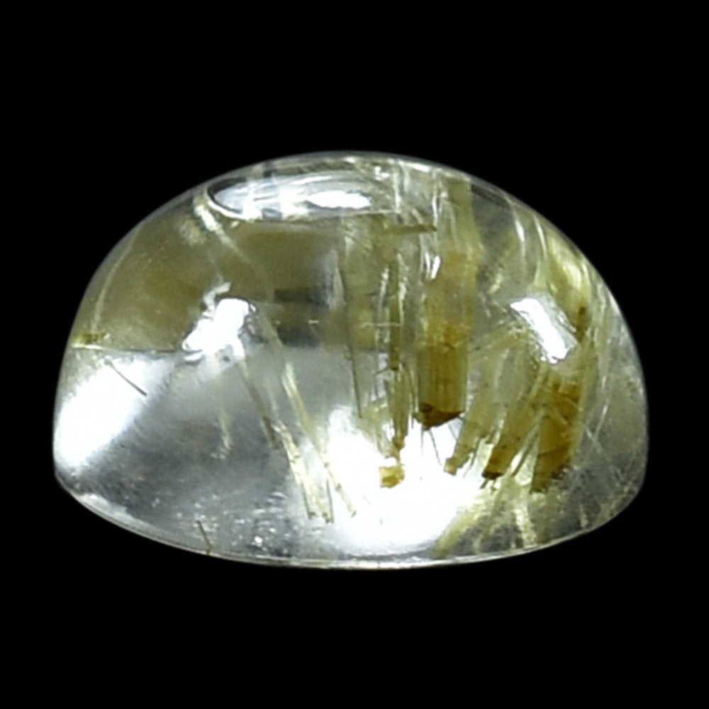 GOLDEN RUTILE QUARTZ ROUND CAB (SUPER) 6MM 0.99 Cts.