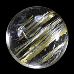 GOLDEN RUTILE QUARTZ ROUND CAB (SUPER) 5MM 0.53 Cts.