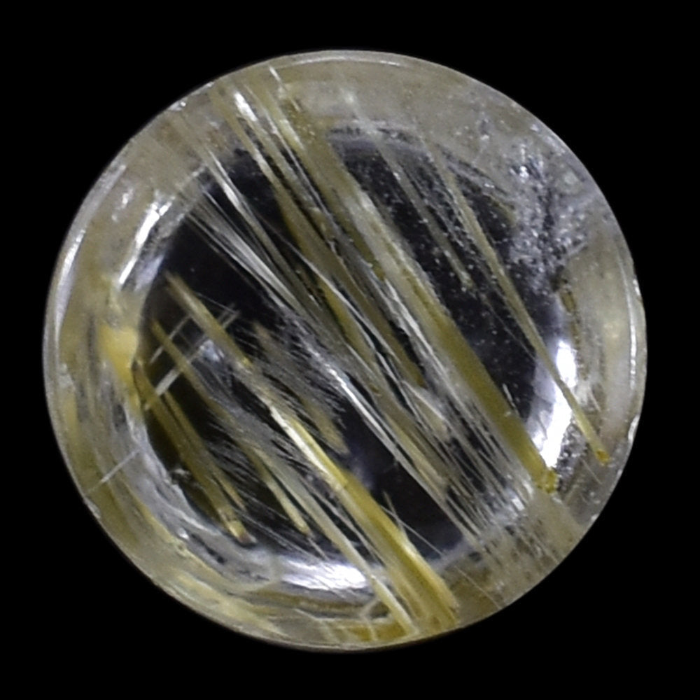 GOLDEN RUTILE QUARTZ ROUND CAB (SUPER) 5MM 0.53 Cts.