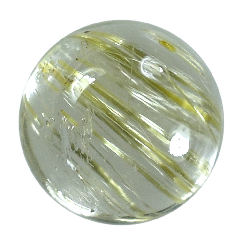 GOLDEN RUTILE QUARTZ ROUND CAB (SUPER) 5MM 0.53 Cts.