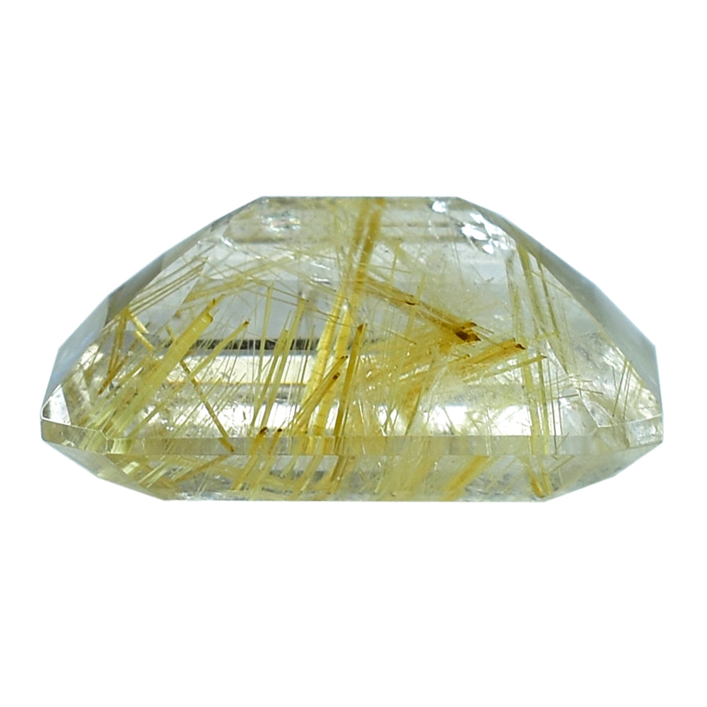GOLDEN RUTILE QUARTZ CUT OCTAGON 16X12MM 10.72 Cts.