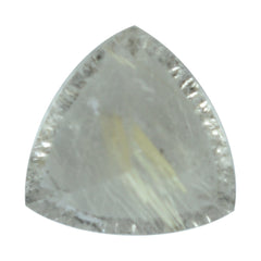 GOLDEN RUTILE QUARTZ CONCAVE CUT TRILLION 14MM 8.40 Cts.