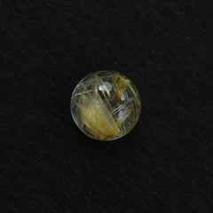 GOLDEN RUTILE QUARTZ PLAIN ROUND CAB 5MM 0.49 Cts.