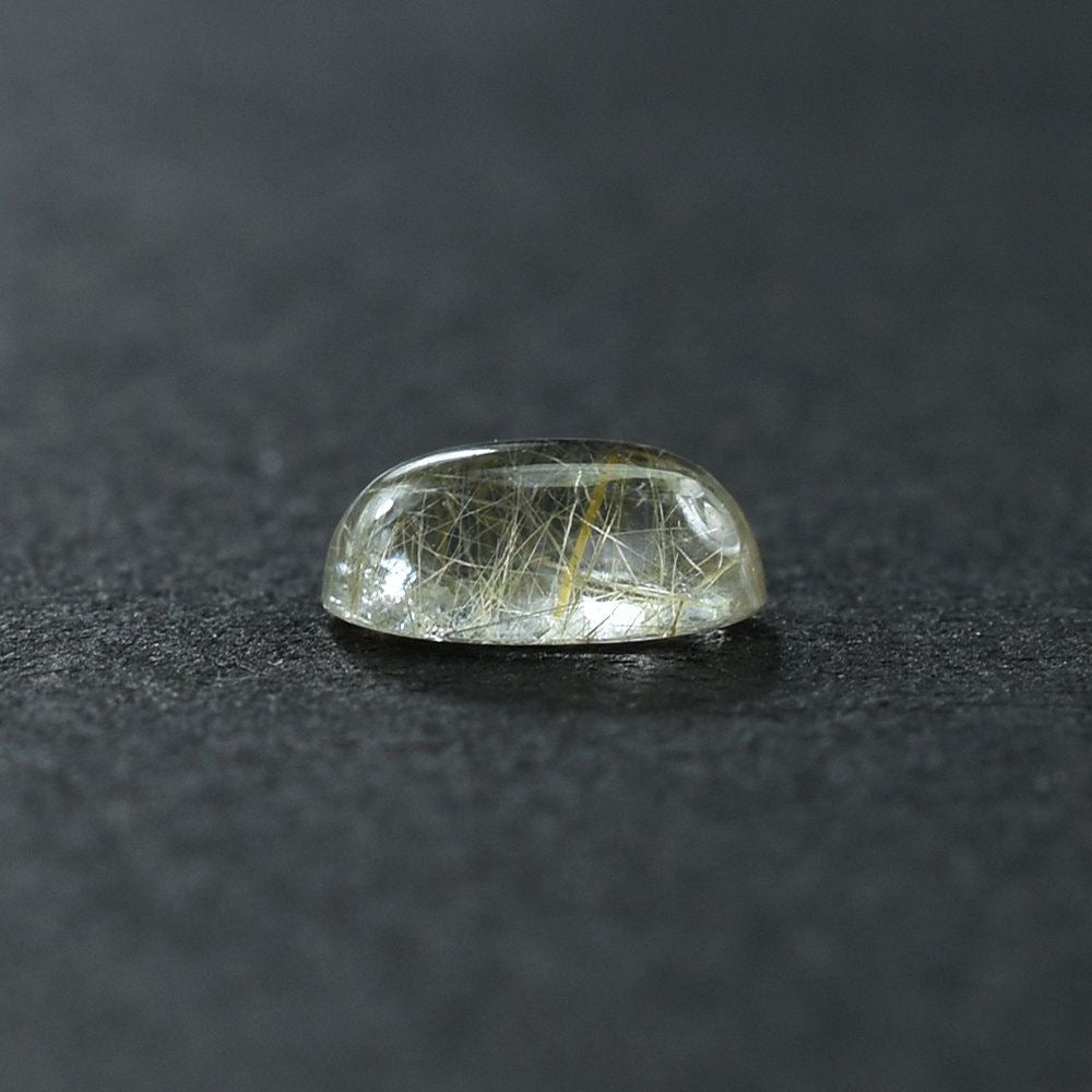 GOLDEN RUTILE QUARTZ PLAIN OVAL CAB 6X4MM 0.47 Cts.