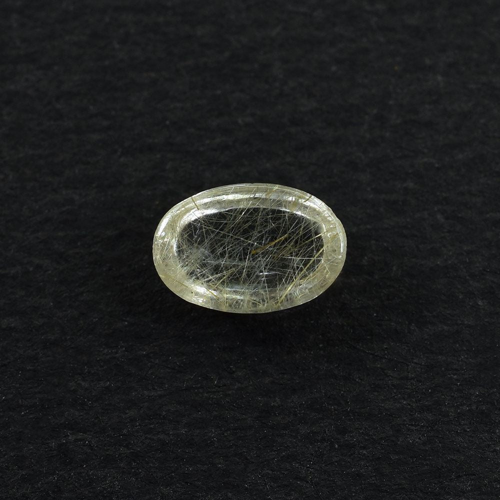 GOLDEN RUTILE QUARTZ PLAIN OVAL CAB 6X4MM 0.47 Cts.