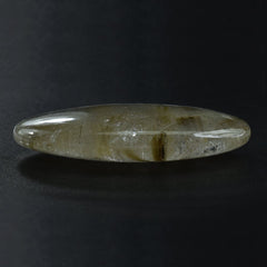 GOLDEN RUTILE QUARTZ LENTIL OVAL 61X40MM 237.45 Cts.
