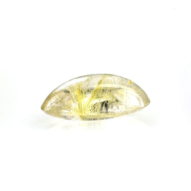 GOLDEN RUTILE QUARTZ PEARISH CAB 11.50X8MM 2.70 Cts.