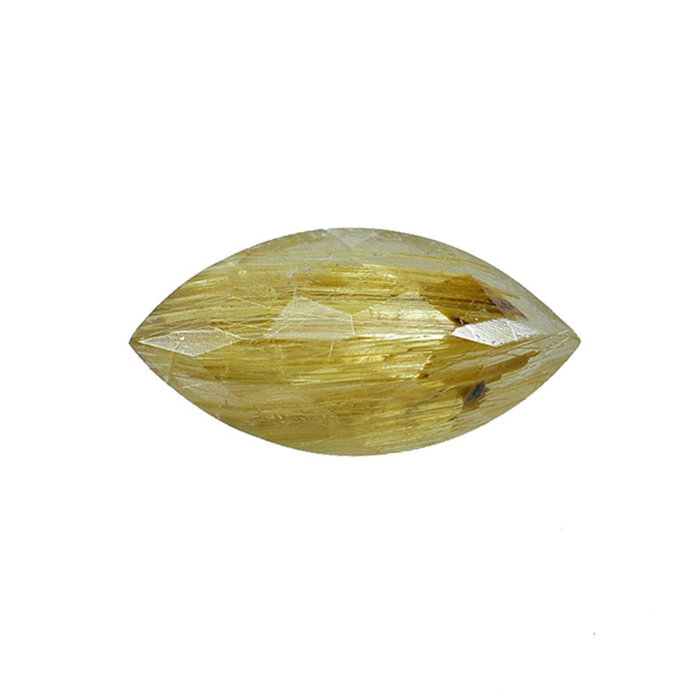 GOLDEN RUTILE QUARTZ CUT MARQUISE (GOLDEN RUTILES)(2ND) 17.80X8.90 MM 5.31 Cts.